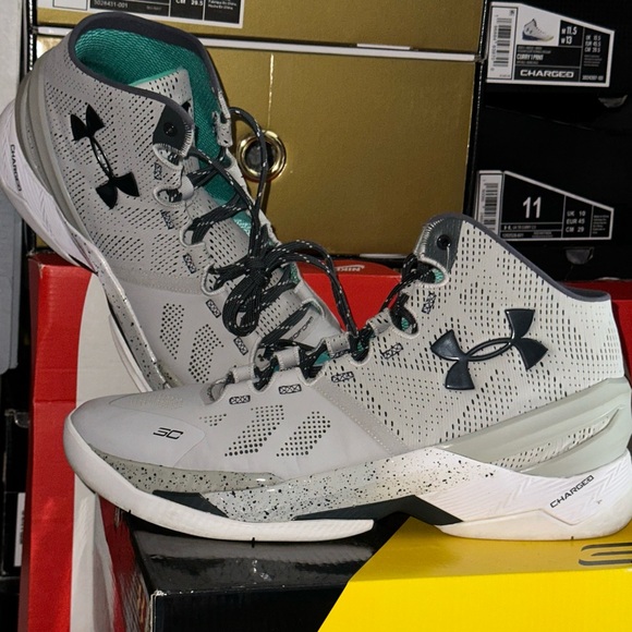 Under Armour Curry 2 “Rainmaker Graystorm” Men’s Size 11 US - Picture 1 of 8